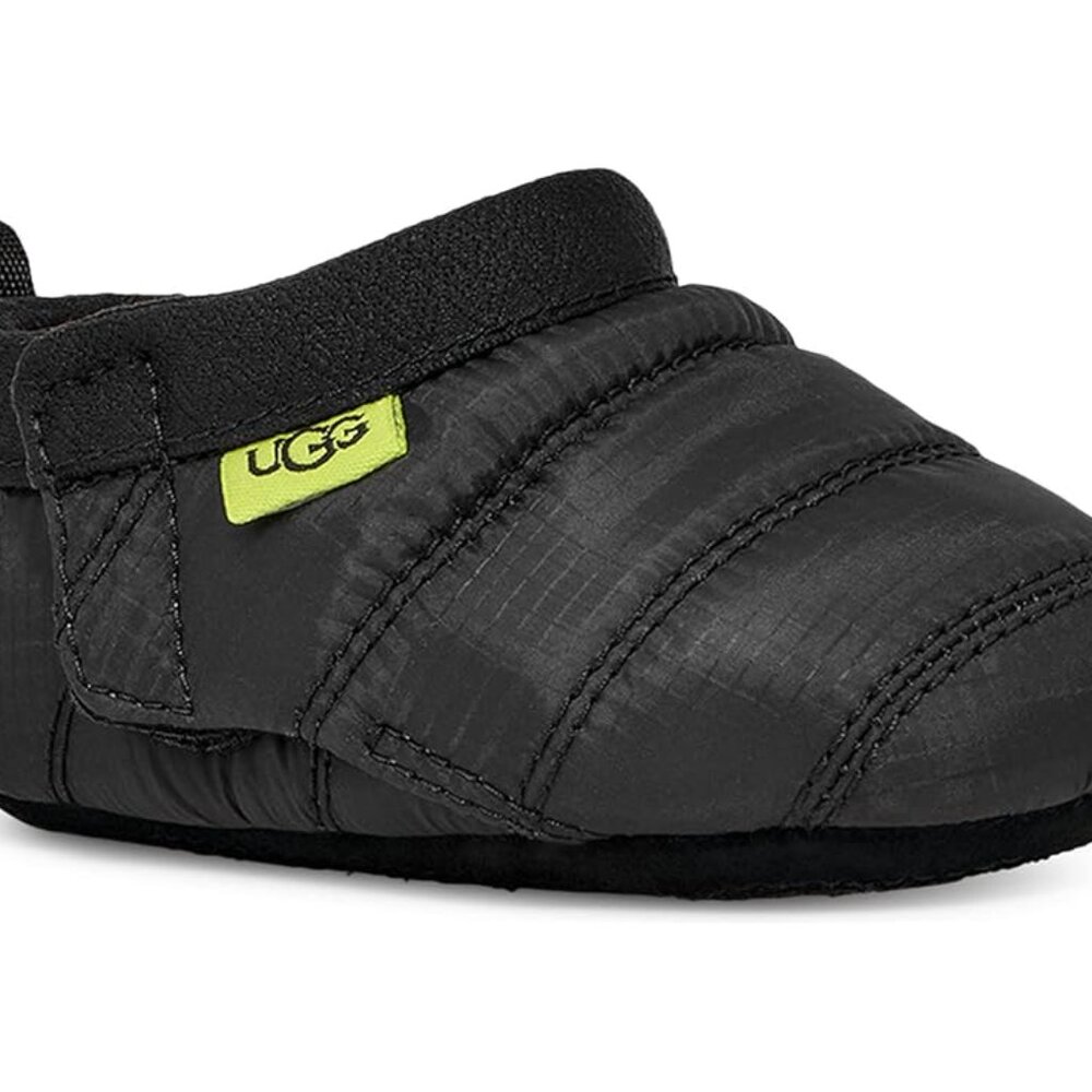 UGG Booties Tasman Slipper Baby Shoes Black Infant Size 0/1 0-6 Mo.